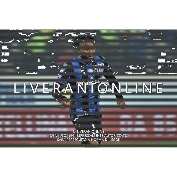 TVRG Ademola Lookman (Atalanta) esulta dopo il gol del 6 a 1 Atalanta vs Salernitana Bergamo 15-01-2023 Gewiss Stadium - Stadio Atleti Azzurri d\'Italia Campionato Serie A TIM - 18a giornata foto Roberto Garavaglia/ag. Aldo Liverani sas / AGENZIA ALDO LIVERANI SAS