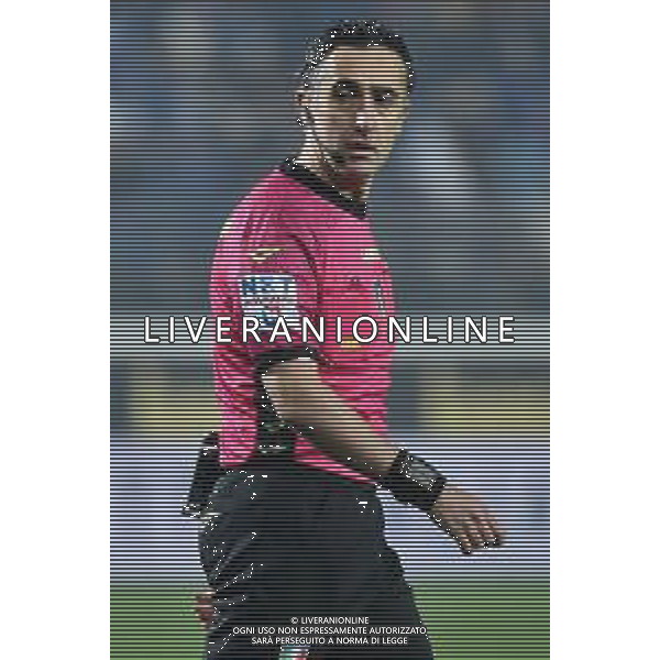 TVRG l\'arbitro Gianluca Aureliano di Bologna Atalanta vs Salernitana Bergamo 15-01-2023 Gewiss Stadium - Stadio Atleti Azzurri d\'Italia Campionato Serie A TIM - 18a giornata foto Roberto Garavaglia/ag. Aldo Liverani sas / AGENZIA ALDO LIVERANI SAS