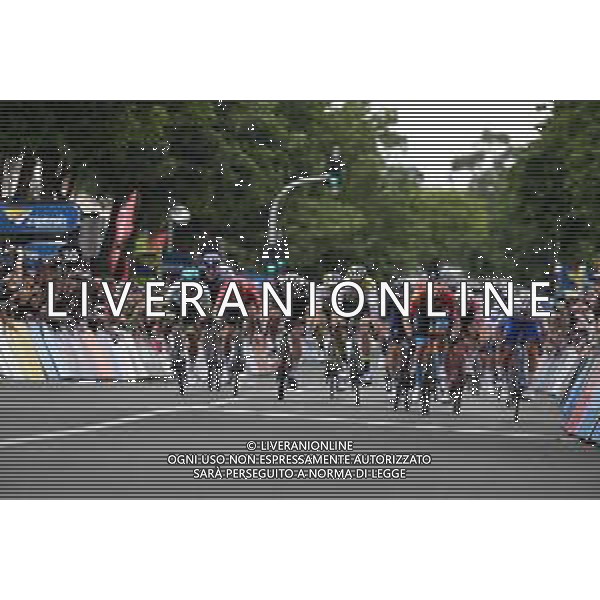 18-01-2023 Tour Down Under; Tappa 01 Tanunda - Tanunda; 2023, Bahrain - Victorious; 2023, Jayco - Alula; 2023, Lotto - Dstny; Bauhaus, Phil; Matthews, Michael; Ewan, Caleb; Tanunda; ©SIROTTI / AGENZIA ALDO LIVERANI SAS