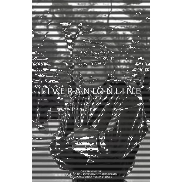 Sir Roderick David \' ROD \' STEWART cantautore britannico - RETROSPETTIVA NELLA FOTO A VENEZIA NELL\'ANNO 1976 AG ALDO LIVERANI SAS