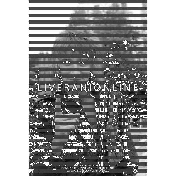 Sir Roderick David \' ROD \' STEWART cantautore britannico - RETROSPETTIVA NELLA FOTO A VENEZIA NELL\'ANNO 1976 AG ALDO LIVERANI SAS