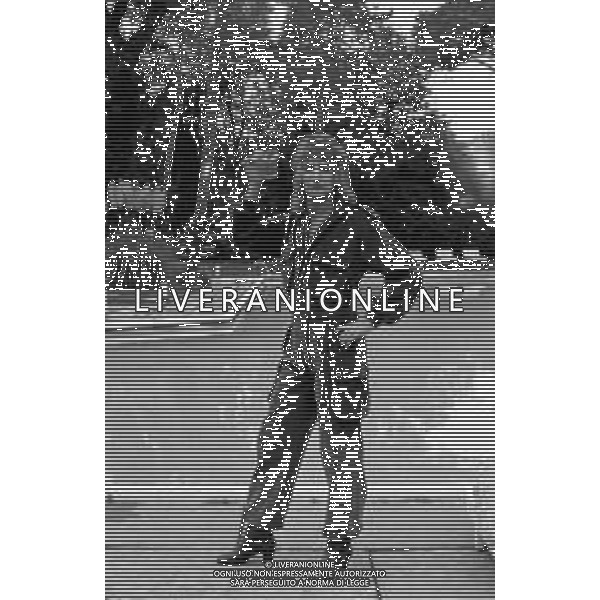 Sir Roderick David \' ROD \' STEWART cantautore britannico - RETROSPETTIVA NELLA FOTO A VENEZIA NELL\'ANNO 1976 AG ALDO LIVERANI SAS
