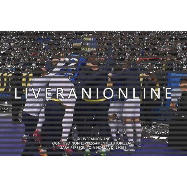 TVRG esultanza Inter dopo il gol del 3 a 0 Lautaro Martinez Milan vs Inter Riyadh (SA) 18-01-2023 King Fahd Stadium EA Sports Supercup - Supercoppa Italiana foto Roberto Garavaglia/ag. Aldo Liverani sas