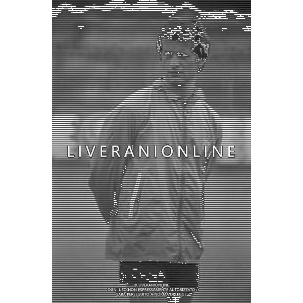 RETROSPETTIVA GIUSEPPE DOSSENA CALCIATORE NELLA FOTO CON LA MAGLIA DEL TORINO CALCIO NELL\'ANNO 1981-1982 DURANTE L\'ALLENAMENTO AG ALDO LIVERANI SAS
