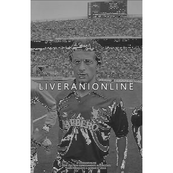 RETROSPETTIVA GIUSEPPE DOSSENA CALCIATORE NELLA FOTO CON LA MAGLIA DEL TORINO CALCIO NELL\'ANNO 1981-1982 AG ALDO LIVERANI SAS