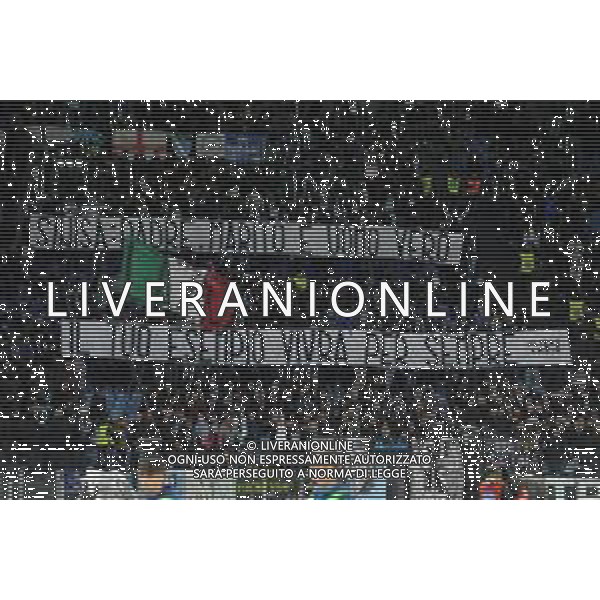 Lazio vs Bologna Coppa Italia Frecciarossa - Ottavi di finale - Stadio Olimpico - Roma 19-01-2023 nella foto Striscione dei tifosi per sinisa Mihajlovic ©Federico gaetano/ AGENZIA ALDO LIVERANI SAS