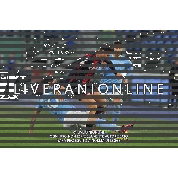 Lazio vs Bologna Coppa Italia Frecciarossa - Ottavi di finale - Stadio Olimpico - Roma 19-01-2023 nella foto Luis Alberto e Cambiaso ©Federico gaetano/ AGENZIA ALDO LIVERANI SAS