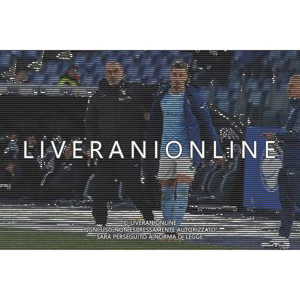 Lazio vs Bologna Coppa Italia Frecciarossa - Ottavi di finale - Stadio Olimpico - Roma 19-01-2023 nella foto Maurizio Sarri e Sergej Milinkovic Savic ©Federico gaetano/ AGENZIA ALDO LIVERANI SAS