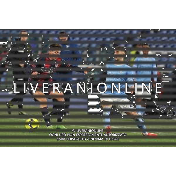 Lazio vs Bologna Coppa Italia Frecciarossa - Ottavi di finale - Stadio Olimpico - Roma 19-01-2023 nella foto Zaccagni e Cambiaso ©Federico gaetano/ AGENZIA ALDO LIVERANI SAS
