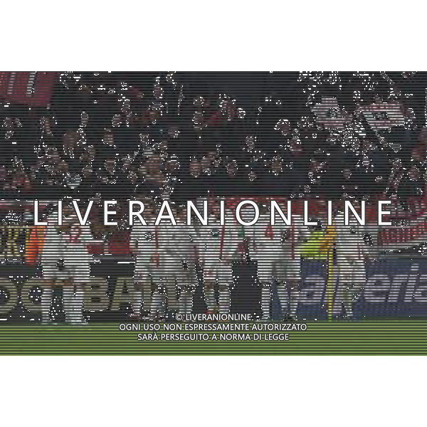 TVMV-Torino 19.01.2023 Allianz Stadium © Manuela Viganti/Agenzia Aldo Liverani Juventus vs Monza Coppa Italia Frecciarossa 2022/2023 Ottavi di Finale Nella foto: esultanza monza dopo il gol di mattia valoti ©Viganti / AGENZIA ALDO LIVERANI SAS