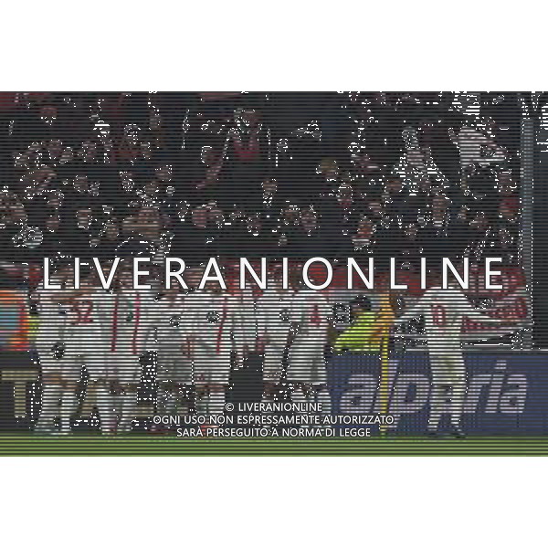TVMV-Torino 19.01.2023 Allianz Stadium © Manuela Viganti/Agenzia Aldo Liverani Juventus vs Monza Coppa Italia Frecciarossa 2022/2023 Ottavi di Finale Nella foto: esultanza monza dopo il gol di mattia valoti ©Viganti / AGENZIA ALDO LIVERANI SAS