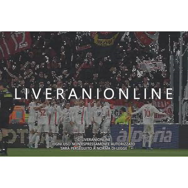 TVMV-Torino 19.01.2023 Allianz Stadium © Manuela Viganti/Agenzia Aldo Liverani Juventus vs Monza Coppa Italia Frecciarossa 2022/2023 Ottavi di Finale Nella foto: esultanza monza dopo il gol di mattia valoti ©Viganti / AGENZIA ALDO LIVERANI SAS