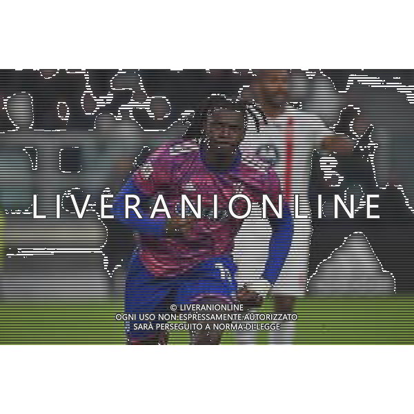 TVMV-Torino 19.01.2023 Allianz Stadium © Manuela Viganti/Agenzia Aldo Liverani Juventus vs Monza Coppa Italia Frecciarossa 2022/2023 Ottavi di Finale Nella foto: esultanza moise kean dopo il gol ©Viganti / AGENZIA ALDO LIVERANI SAS