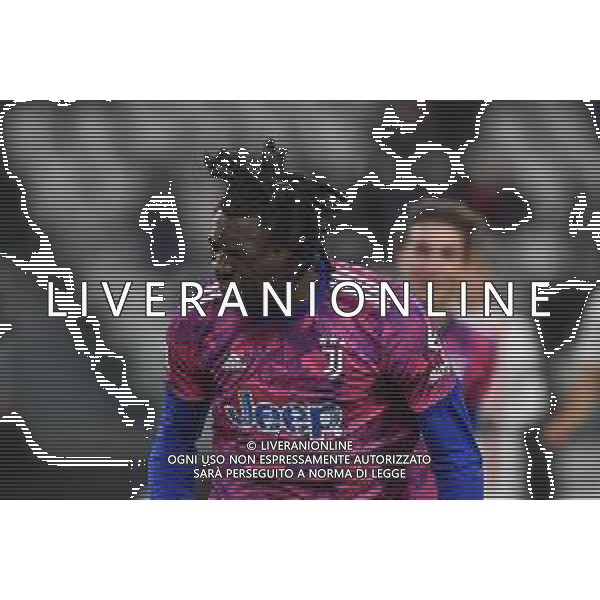 TVMV-Torino 19.01.2023 Allianz Stadium © Manuela Viganti/Agenzia Aldo Liverani Juventus vs Monza Coppa Italia Frecciarossa 2022/2023 Ottavi di Finale Nella foto: esultanza moise kean dopo il gol ©Viganti / AGENZIA ALDO LIVERANI SAS