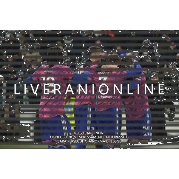 TVMV-Torino 19.01.2023 Allianz Stadium © Manuela Viganti/Agenzia Aldo Liverani Juventus vs Monza Coppa Italia Frecciarossa 2022/2023 Ottavi di Finale Nella foto: esultanza juventus dopo il gol di federico chiesa ©Viganti / AGENZIA ALDO LIVERANI SAS