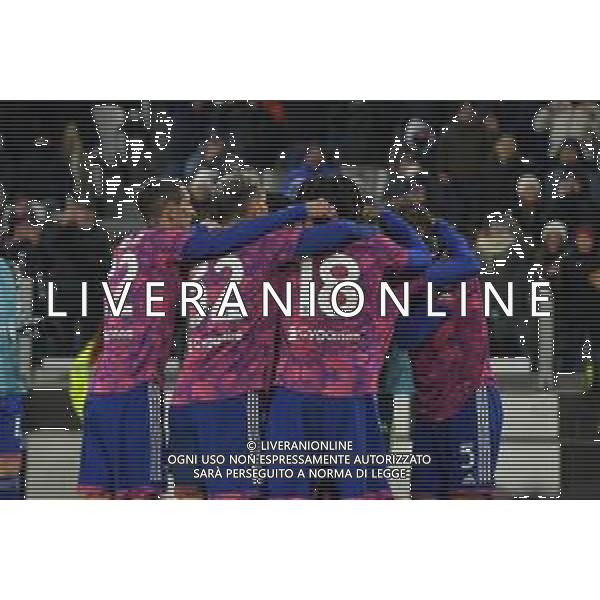 TVMV-Torino 19.01.2023 Allianz Stadium © Manuela Viganti/Agenzia Aldo Liverani Juventus vs Monza Coppa Italia Frecciarossa 2022/2023 Ottavi di Finale Nella foto: esultanza juventus dopo il gol di federico chiesa ©Viganti / AGENZIA ALDO LIVERANI SAS