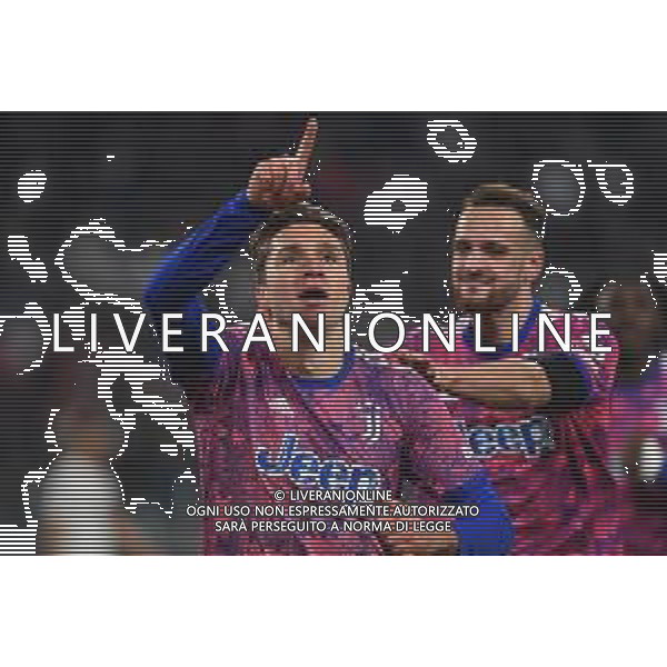 TVMV-Torino 19.01.2023 Allianz Stadium © Manuela Viganti/Agenzia Aldo Liverani Juventus vs Monza Coppa Italia Frecciarossa 2022/2023 Ottavi di Finale Nella foto: esultanza federico chiesa dopo il gol ©Viganti / AGENZIA ALDO LIVERANI SAS