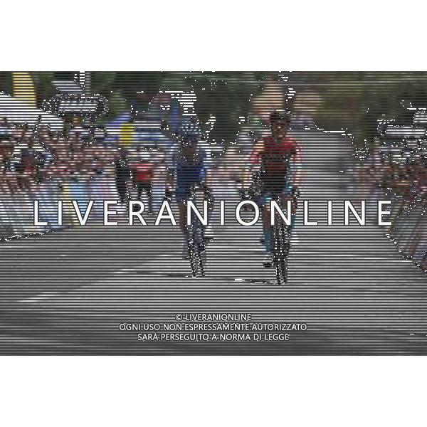 20-01-2023 Tour Down Under; Tappa 03 Norwood - Campbelltown; 2023, Bahrain - Victorious; 2023, Jayco - Alula; Bilbao, Peio; Yates, Simon; Campbelltown; ©SIROTTI / AGENZIA ALDO LIVERANI SAS