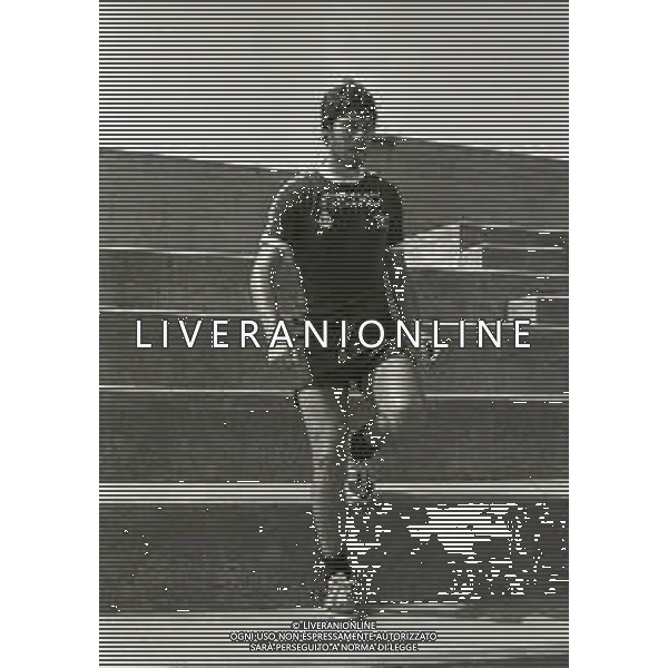 1983 REGGELLO ALLENAMENTO ESTIVO PRE CAMPIONATO GENOA CALCIO NELLA FOTO René Vandereycken AG ALDO LIVERANI SAS