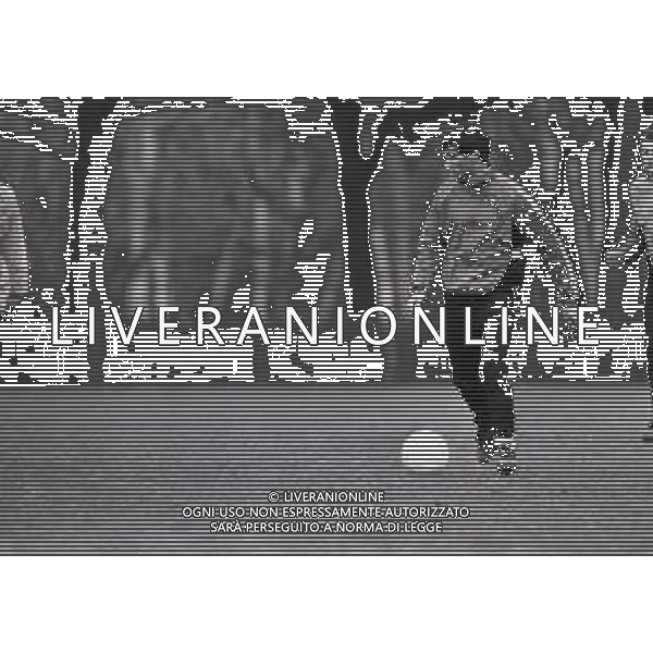 1985 MILANELLO -ALLENAMENTO MILAN NELLA FOTO GABRIELLO CAROTTI AG ALDO LIVERANI SAS