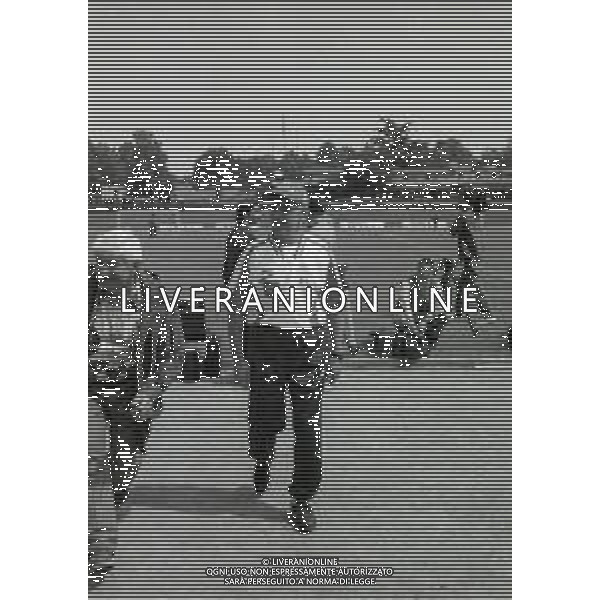 1995 MILANELLO- ALLENAMENTO NAZIONALE ITALIANA DI CALCIO NELLA FOTO ARRIGO SACCHI ALLENATORE NAZIONALE ITALIANA AG ALDO LIVERANI SAS