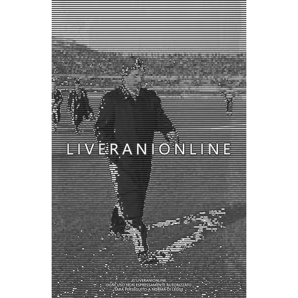 RETROSPETTIVA GIUSEPPE MATERAZZI ALLENATORE CALCIO NELLA FOTO GIUSEPPE MATERAZZI ALLENATORE DELLA LAZIO NELL\'ANNO 1989-1990 AG ALDO LIVERANI SAS