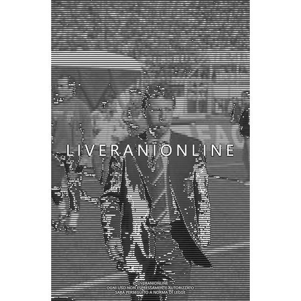RETROSPETTIVA GIUSEPPE MATERAZZI ALLENATORE CALCIO NELLA FOTO GIUSEPPE MATERAZZI ALLENATORE DEL BARI NELL\'ANNO 1993-1994 AG ALDO LIVERANI SAS