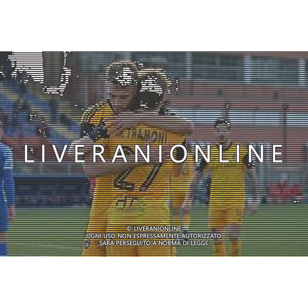 TVRG esultanza Pisa dopo il gol dell\'1 a 1 Matteo Tramoni Como vs Pisa Como 21-01-2023 Stadio Giuseppe Sinigaglia Campionato Serie BKT - 21a giornata foto Roberto Garavaglia/ag. Aldo Liverani sas / AGENZIA ALDO LIVERANI SAS