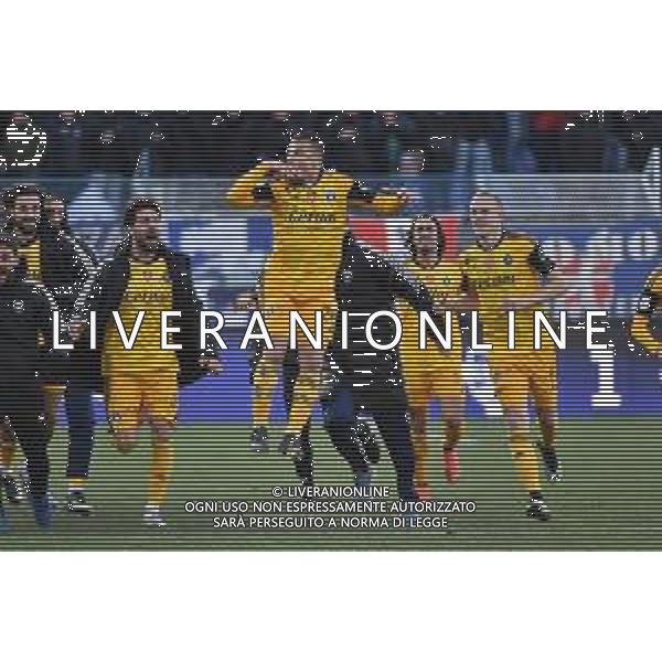 TVRG Gaetano Masucci (Pisa) esulta dopo il gol del 2 a 1 Como vs Pisa Como 21-01-2023 Stadio Giuseppe Sinigaglia Campionato Serie BKT - 21a giornata foto Roberto Garavaglia/ag. Aldo Liverani sas / AGENZIA ALDO LIVERANI SAS