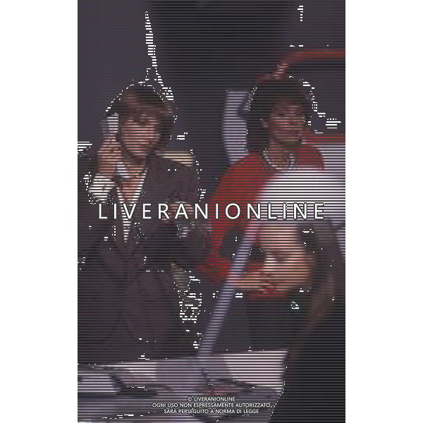 RETROSPETTIVA PAOLA PITAGORA PSEUDINIMO DI PAOLA GARGALONI ATTRICE E CANTANTE NELLA FOTO PAOLA PITAGORA NELL\'ANNO 1986 NELLA TRASMISSIONE TELEVISIVA “ATELIER“ AG ALDO LIVERANI SAS