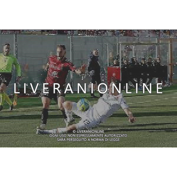21.01.2023 REGGIO CALABRIA STADIO ORESTE GRANILLO. CAMPIONATO NAZIONALE SERIE B REGGINA VS TERNANA IN FOTO CANOTTO REGGINA E MANTOVANI TERNANA ©Pasquale Garreffa / AGENZIA ALDO LIVERANI SAS