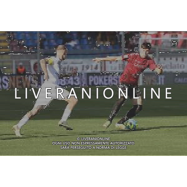 21.01.2023 REGGIO CALABRIA STADIO ORESTE GRANILLO. CAMPIONATO NAZIONALE SERIE B REGGINA VS TERNANA IN FOTO FABBIAN REGGINA E PALUMBO TERNANA ©Pasquale Garreffa / AGENZIA ALDO LIVERANI SAS