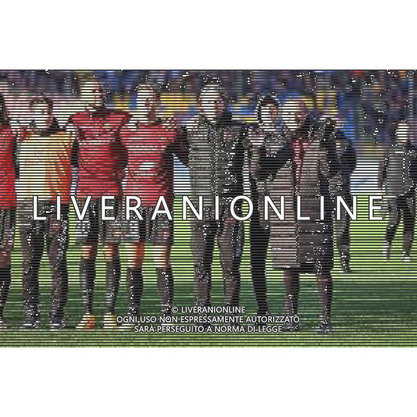 21.01.2023 REGGIO CALABRIA STADIO ORESTE GRANILLO. CAMPIONATO NAZIONALE SERIE B REGGINA VS TERNANA IN FOTO REGGINA SOTTO LA CURVA A FINE GARA - FILIPPO INZAGHI ©Pasquale Garreffa / AGENZIA ALDO LIVERANI SAS