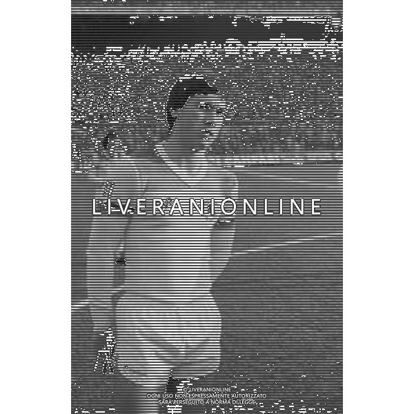 RETROSPETTIVA CARLO ANCELOTTI CALCIATORE NELLA FOTO CON LA MAGLIA DELLA ROMA CALCIO NELL\'ANNO 1980 AG ALDO LIVERANI SAS