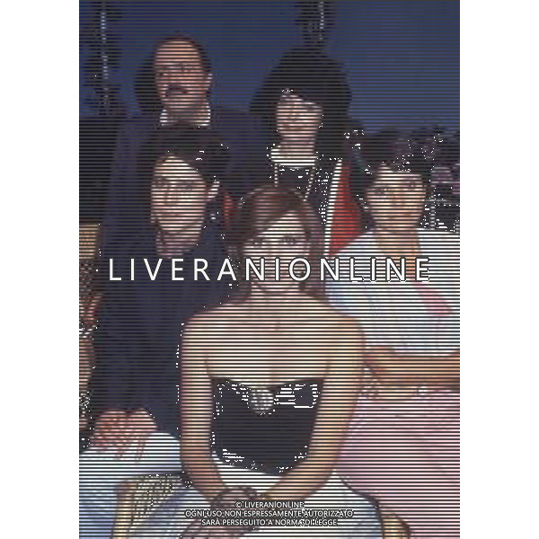 RETROSPETTIVA PAOLA PITAGORA ATTRICE NELLA FOTO PAOLA PITAGORA CON MAURIZIO COSTANZO AG ALDO LIVERANI SAS