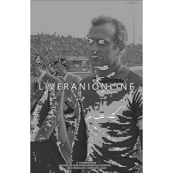 RETROSPETTIVA FRANCO SUPERCHI CALCIATORE DI RUOLO PORTIERE NELLA FOTO CON LA MAGLIA DEL VERONA CALCIO NELL\'ANNO 1979-1980  AG ALDO LIVERANI SAS