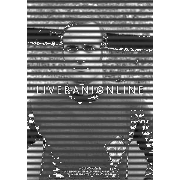 RETROSPETTIVA FRANCO SUPERCHI CALCIATORE DI RUOLO PORTIERE NELLA FOTO CON LA MAGLIA DELLA FIORENTINA CALCIO NELL\'ANNO 1971-1972  AG ALDO LIVERANI SAS