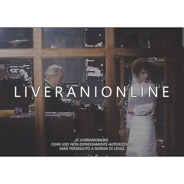 RETROSPETTIVA PAOLA PITAGORA ATTRICE NELLA FOTO FIORENZA MARCHEGIANI E TINO CARRARO commedia televisiva “i tre anni“ FOTO MARIO DOTTI-AG ALDO LIVERANI SAS