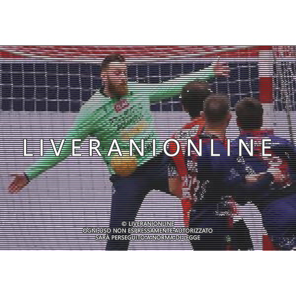 IMOLA 22 01 2023 PALLAMANO ROMAGNA-SASSARI SERIE A NELLA FOTO ADRIAN LOMBES IMOLA PRIMA PARTITA CON LA MAGLIA DELLA PALLAMANO ROMAGNA ©SANNA / AGENZIA ALDO LIVERANI SAS