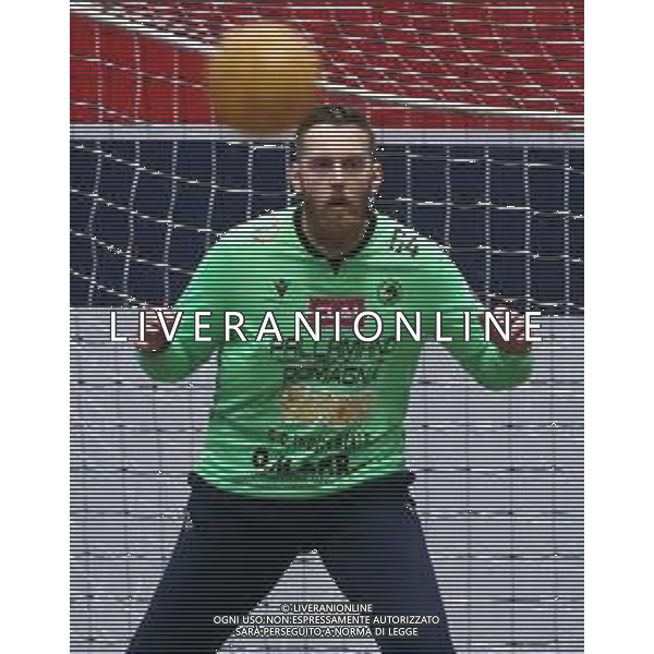 IMOLA 22 01 2023 PALLAMANO ROMAGNA-SASSARI SERIE A NELLA FOTO ADRIAN LOMBES IMOLA PRIMA PARTITA CON LA MAGLIA DELLA PALLAMANO ROMAGNA ©SANNA / AGENZIA ALDO LIVERANI SAS