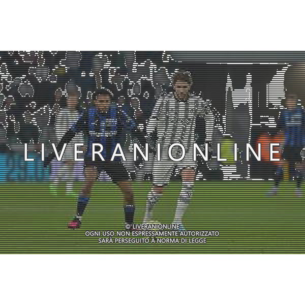 Torino 22.01.2023 Allianz Stadium ©Manuela Viganti/Agenzia Aldo Liverani Juventus vs Atalanta Campionato Calcio Serie A TIM 2022/2023 19a giornata Nella foto: manuel locatelli e ederson © / AGENZIA ALDO LIVERANI SAS