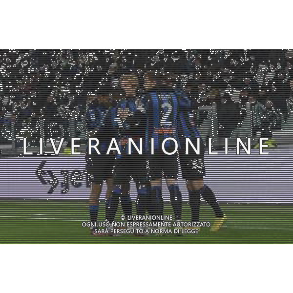 Torino 22.01.2023 Allianz Stadium ©Manuela Viganti/Agenzia Aldo Liverani Juventus vs Atalanta Campionato Calcio Serie A TIM 2022/2023 19a giornata Nella foto: esultanza atalanta dopo il gol di ademola lookman © / AGENZIA ALDO LIVERANI SAS