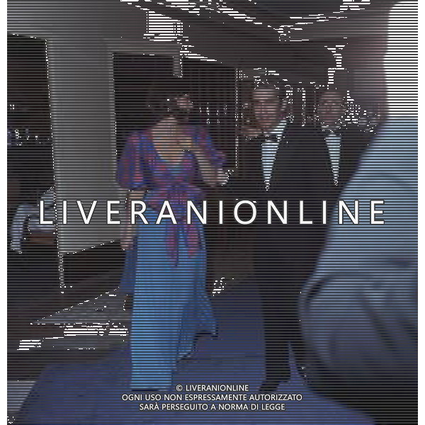 RETROSPETTIVA CLAUDIA CARDINALE ATTRICE NELLA FOTO CON IL MARITO FRANCO CRISTALDI AL FESTIVAL INTERNAZIONALE DEL CINEMA DI CANNES NELL\'ANNO 1972 ©Archivio Giovanni Liverani / AGENZIA ALDO LIVERANI SAS    