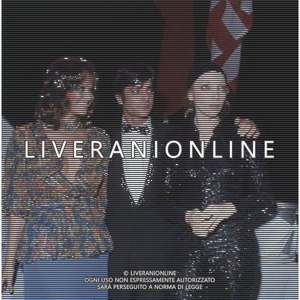 RETROSPETTIVA CLAUDIA CARDINALE ATTRICE NELLA FOTO AL FESTIVAL INTERNAZIONALE DEL CINEMA DI CANNES ANNI \'70 CON GIANCARLO GIANNINI E MARIANGELA MELATO ©Archivio Giovanni Liverani / AGENZIA ALDO LIVERANI SAS    