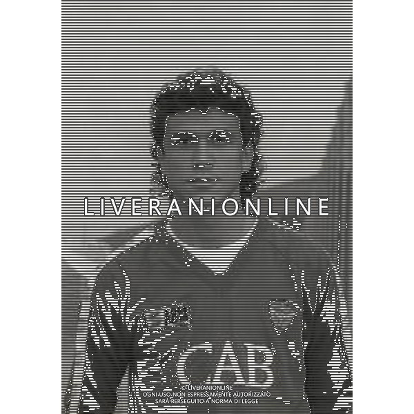 1994-1995 BRESCIA CALCIO ROSA GIOCATORI NELLA FOTO DAVIDE MEZZANOTTI AG ALDO LIVERANI SAS