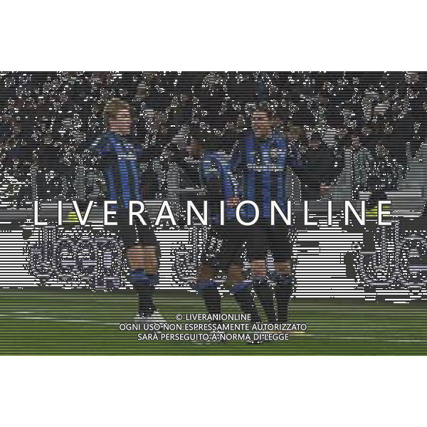 Torino 22.01.2023 Allianz Stadium ©Manuela Viganti/Agenzia Aldo Liverani Juventus vs Atalanta Campionato Calcio Serie A TIM 2022/2023 19a giornata Nella foto: esultanza atalanta dopo il gol di ademola lookman © AGENZIA ALDO LIVERANI SAS    