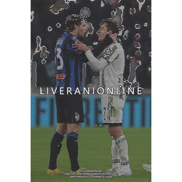 Torino 22.01.2023 Allianz Stadium ©Manuela Viganti/Agenzia Aldo Liverani Juventus vs Atalanta Campionato Calcio Serie A TIM 2022/2023 19a giornata Nella foto: federico chiesa e hans hateboer si spiegano a fine gara © AGENZIA ALDO LIVERANI SAS    
