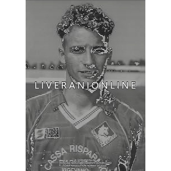 1992-1993 PIACENZA CALCIO ROSA GIOCATORI NELLA FOTO DANIELE MORETTI AG ALDO LIVERANI SAS
