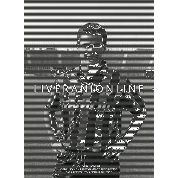 1990-1991 ATALANTA CALCIO PRIMI PIANI ROSA GIOCATORI NELLA FOTO ANTONIO RIZZOLO AG ALDO LIVERANI SAS