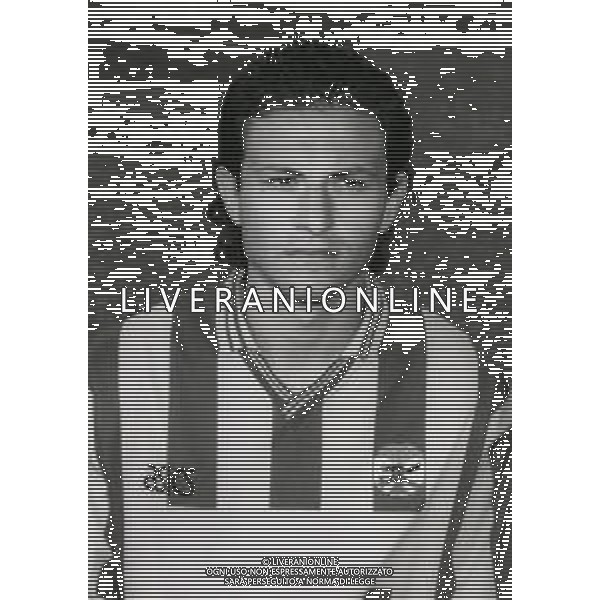 1992-1993 LECCE CALCIO PRIMI PIANI ROSA GIOCATORI NELLA FOTO RENATO OLIVE AG ALDO LIVERANI SAS